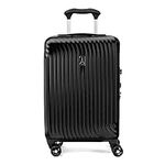 Travelpro Maxlite Air Hardside Expandable Luggage, 8 Spinner Wheels, Lightweight Hard Shell Polycarbonate, Carry-On 21-Inch, Black