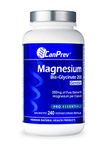 CanPrev - Pure Magnesium Bis-Glycinate 200mg (Gentle) | 240 v-caps | Elemental Chelated Complex Supplement | Magnesium bis-glycinate blend - Glycine, Magnesium Oxide, Magnesium bis-glycinate chelate | Vegan