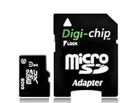 Digi Chip 64GB Micro-SD Class 10 Me