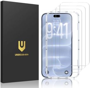 UNBREAKcable 3-Pack Screen Protector for iPhone 18 Pro Tempered Glass