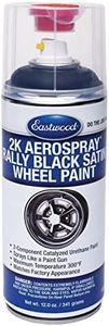 Eastwood 2K Catalyzed Aerospray Long Lasting Satin Black Rally Wheel Urethane Paint 12 oz