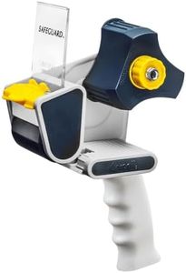 Excell Safeguard Packing Tape Dispenser, 2 Inch Wide Heavy Duty Tape Gun for Packaging, Box Sealing, Carton Sealing - 1 Pack (1)