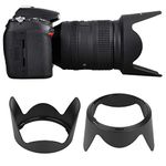 Nikon Hb 50 Lens Hood Hb 50 Quality Abs Lens Hood Shade for Nikon Af S 28 300Mm F3.5 5.6G Ed Vr