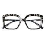 Eyekepper Reading Glasses for Women Large Frame Readers Eyeglasses Oversize - Grey Tortoise +2.00