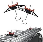 Van Ladder Clamps WIDE HOOK for wide roof rack bars - ideal for Thule wing bars WingBars Evo Easy-Clamp - Crash Tested - CE