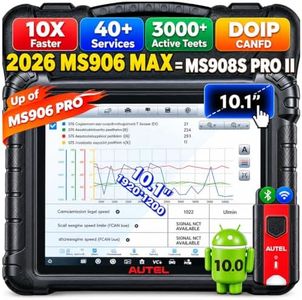 Autel MaxiSYS MS906 MAX Scanner, ECU C0ding, 3000+ Active Test, 40+ Service