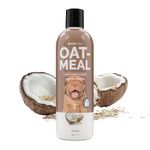Bark2Basics Oatmeal Dog Shampoo, 16 oz - Natural Colloidal Oatmeal, Natural Ingredients, Calms Dry Itchy Irritated Skin, Moisturizes and Soothes the Skin and Coat, Professional Grade