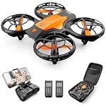 4DRC Mini Drone With 720P HD Camera For Kids, FPV 2.4G WiFi, Upgraded Propeller Guard, 3D Flip, Combat Mode, Induction Of Gravity, Altitude Hold, Headless Mode, One Key Take-Off/Landing, Toy Gift