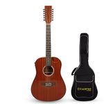 Kadence 12 strings Slowhand Premium Mahogany wood Semi Acoustic Guitar KSH03-12EQ