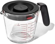 OXO Good Grips Glass Measuring Cup with Lid, 2 Cup / 500 ml