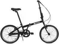 FabricBike Folding Bicycle Alloy Frame Single Speed 3 Colours (Fully Matte Black)