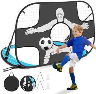Xisiciao Soccer Goals, Portable Soccer Rebounder Net, 120x80x80 CM Rebounder Soccer, for Volley, Passing, and Solo Training