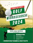 Golf Word Search Puzzles: Famous Golfers, Golf Courses, Golf Movies, with Golf Themed Interior Golf Puzzles for Adults. golf retirement gift, golf themed gifts for men, Women & Kids