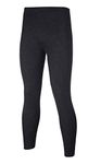 SUB ZERO Seamless Merino Wool Thermal Underwear Base Layer Long John Leggings Pants (Black, XLarge)