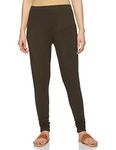 Lux Lyra Women's Leggings Silk_81_Olive_Free Size