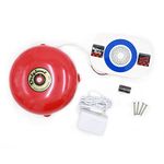 MILTON'S BELLS - Doorbell and Wireless Chime Kit including Pushbutton Transmitter, Original Alarm Bell, and Door Chime with Built-in Volume Control