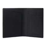 SLNT Leather RFID Blocking Passport Wallet - 4 Card Slots & Passport Slot, Clean, Sleek, Stylish, Minimal Design - for Travel, Prevents Hacking & Identity Theft (Simple Style, Black)