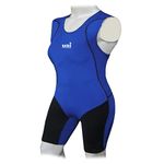 USI UNIVERSAL Weight Lifting Suit For Women, 419WTW Weight Lifter Suit For Women, Powerlifting Singlet Weightlifting Softsuit Lightweight, Breathable & Durable (Blue, M)