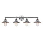 Trans Globe Lighting 20514 PC Griswald Industrial Vanity Bar, 34", Indoor Polished Chrome