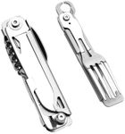 Camping Utensils - 4 In 1 Stainless Steel, Safety Locking Camping Accessories with Durable Sheath - Compact Multi Tool For Camping With Knive, Spoon, Fork, Bottle Opener by Hayvenhurst