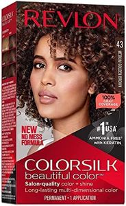 Revlon ColorSilk Hair Color [43] Medium Golden Brown 1 ea (Pack of 6)