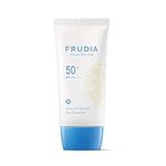 WELCOS FRUDIA Sun Block Day Cream Essence Facial SPF | Organic Hydrating Face Cream Vegan Face Moisturizer for Dry Skin | Sun Screens Lotion Day Moisturizer for Face Women Korean Skin Care 1.76 fl oz