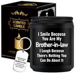 Risnoae Brother in Law Fathers Day Gift - Christmas Gifts for Brother in Law - Brother in Law Birthday Gifts - Gifts for Brother in Law Adult - Brother in Law Scented Candles