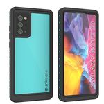 PunkCase Note 20 Waterproof Case [StudStar Series] [Slim Fit] [IP68 Certified] [Shockproof] [Dirtproof] [Snowproof] Armor Cover For Samsung Galaxy Note20 (6.7") (2020) [Teal]