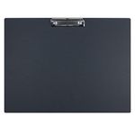 A3 Clipboard Super Toughness Extra Large Clipboard Not Fragile A3 Clipboards Low Profile Clip Black PP Plastic (Landscape)