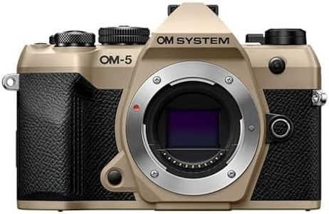 OM SYSTEM OM-5 Mark II Camera - Sand Beige