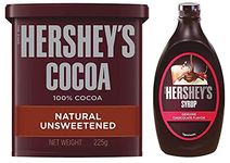 Hershey's Cocoa - Natural Unsweetened, 225 G , Hershey's Syrup Chocolate, 1.3KG