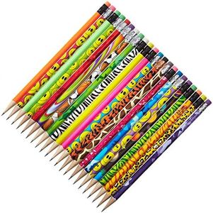 RI Novelty Assorted Colorful Kids Pencils (144 Pack)