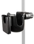 Mr.Power Mic Stand Cup Holder with Phone Holder, Universal 2-in-1 Bottle Holder for Music Stand, Boom (Cup Holder + Phone Holder)