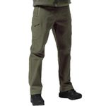 FREE SOLDIER Walking Trousers for Men Winter Waterproof Trousers Outdoor Hiking Trousers Softshell Thermal Fleece Lined Overtrousers (Green,34 Tall)