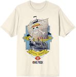 Bioworld One Piece (Live Action) Going Merry Pirate Ship Men's Natural Short Sleeve Tee-Small