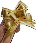 UKIYO | 10 Piece Gift Bows, Large Pull Bows, Bows for Gifts, Large Bows for Presents, Pull Bows with Ribbon for All Occasions (Design 6)