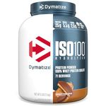 Dymatize ISO100 Hydrolyzed Protein Powder, 100% Whey Isolate Protein, 25g of Protein, 5.5g BCAAs, Gluten Free, Fast Absorbing, Easy Digesting, Chocolate Peanut Butter, 5 Pound