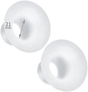Begical Flange Inserts 21mm for Medela/Spectra/Elvie/momcozy/tsrete/bellababy/Motif Luna/Ameda MYA Breastpump 24mm Breast Shields. Reduce 24mm Nipple Tunnel Down to 21mm; 2pc/Each (21mm)