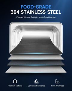 CREWORKS 10L Ultrasonic Cleaner – Stainless Steel Professional Cleaning Machine