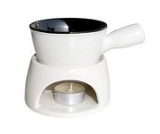 Pure Source India Aromatherapy Aroma Ceramic Fondue Burner, Ceramic Oil Scented Diffuser, Furnace for Bedroom, Home Decor Item, Housewarming Gift (White)