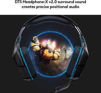 Logitech G432 Wired Gaming Headset – Surround Sound, PC/Console