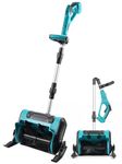 MaxEarn Cordless Snow Shovel for Makita 18V Battery, 12" Electric Foldable Snow Blower with Adjustable Direction & Telescopic Pole for Patio, Deck, Driveway, 16.5 ft Throwing Distance (No Battery)