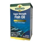 Natures Aid Super Strength Fish Oil - Omega-3 - 60 Softgel