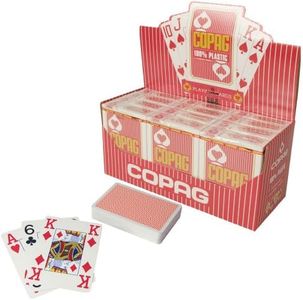 Copag Playing Cards Regular Face Poker Size Playing Cards, Red