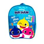 Baby Shark Children's Character Premium Backpack School Bag w Side Pocket Boys Girls