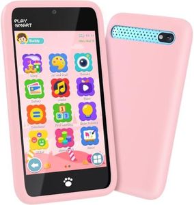 MOMILLA Kids Toys Smart Phone for Girls, 220+ Games, Ages 3-10