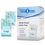 Prime Screen [5 Pack] 12 Panel Urine Drug Test Kit - Most Comprehensive Drug Tests Detecting AMP, BAR, BUP, BZO, COC, MET/mAMP, MDMA, MOP, MTD, OXY, PCP, THC - WDOA-6125