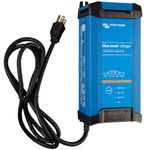 Victron Energy Blue Smart IP22 12-Volt 15 amp 120VAC, 3 Output Battery Charger, NEMA 5-15, Bluetooth
