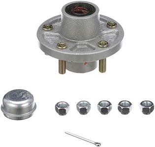 Seachoice Trailer Wheel Hub, 1 in. Axle, 5 Lug, Galvanized, Pregreased