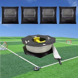 LQDMAER 230 ft L Soccer Field Marking Tape, Beach Volleyball Court Marker Lines with Anchors,a Cord Reel and Four Sandbags, Portable Frisbee Court Marking Kit, Badminton Boundary Lines for Outdoor